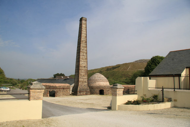The Grade II-listed granite beehive kilns at the former Carbis Brick and Tile Works